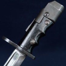 British Lee Enfield No. 7 Mk 1 Land Service Bayonet with Black Grips, by B.S.A. 3